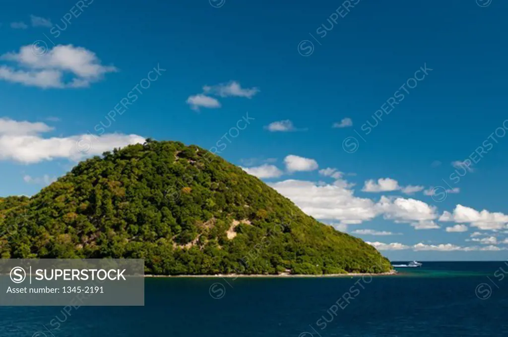 French Caribbean, Guadeloupe, Terre de Haut, iles des Saintes, ilet Cabrit