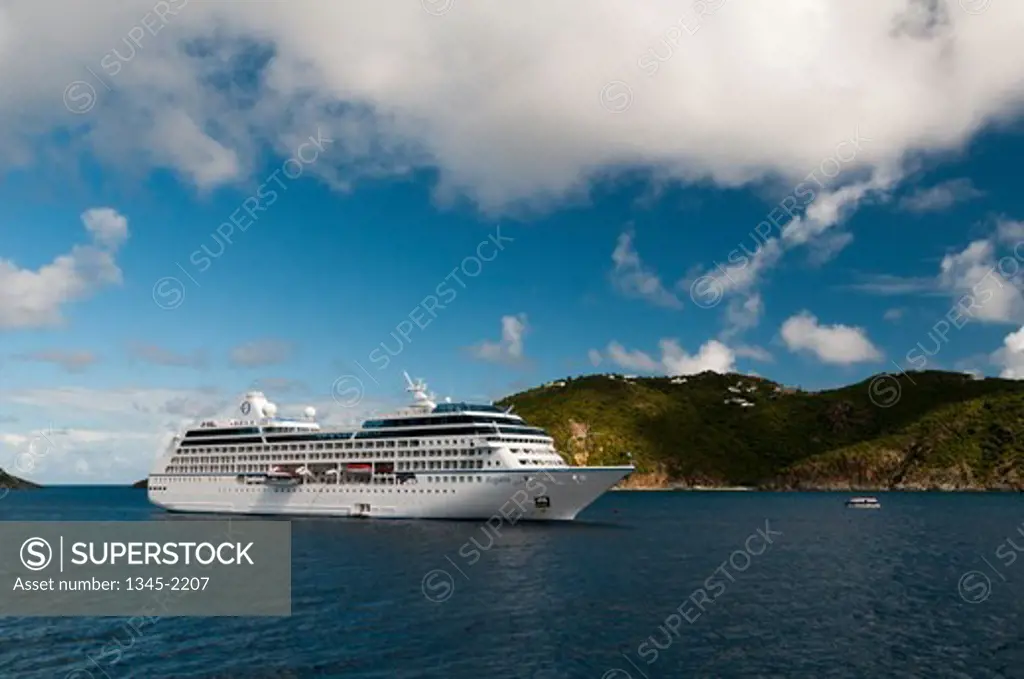 Caribbean, Saint Barthelemy, Regatta Cruise Ship