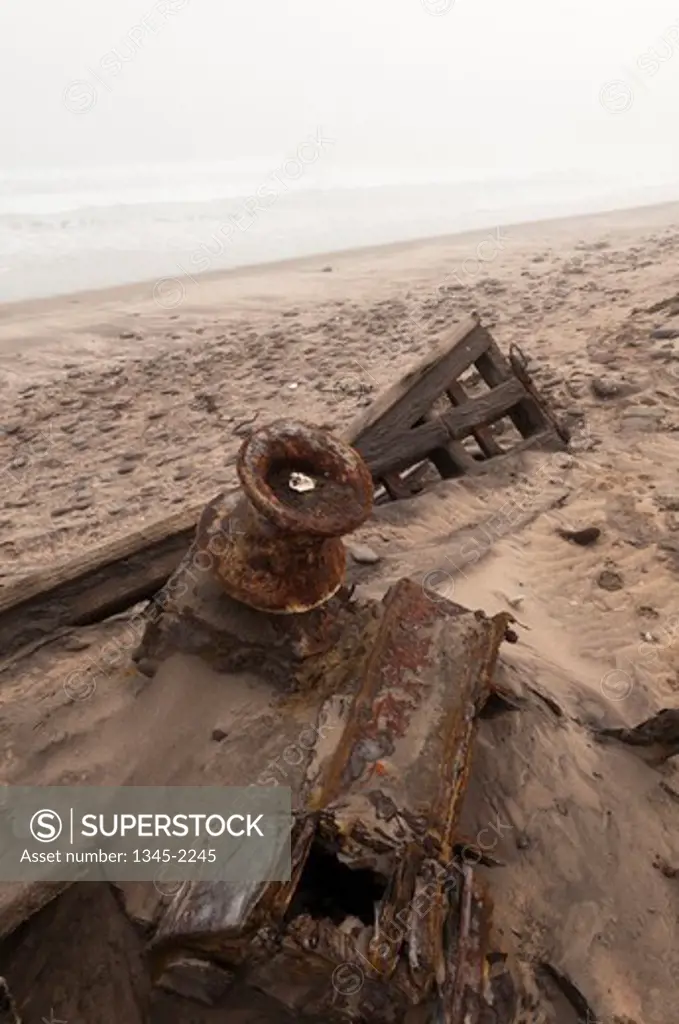 Namibia, Skeleton Coast, Skeleton Coast National Park, Shipwreck