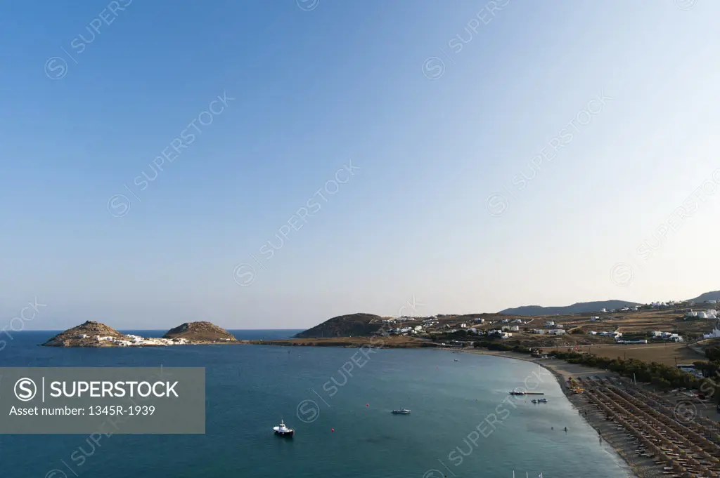 Cape Tarsanas and Kalafati Beach, Mykonos, Cyclades Islands, Greece