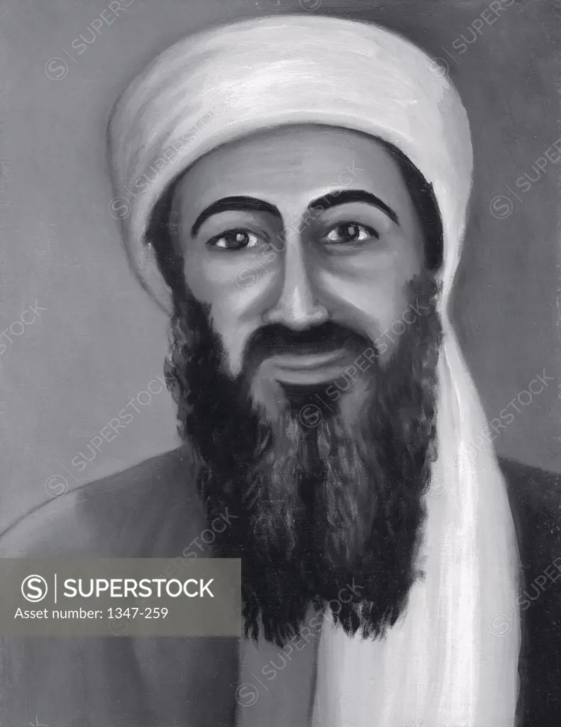 Osama Bin Laden by Isy Ochoa, 2003, born.1961
