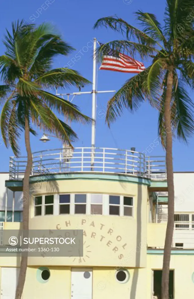 Beach Patrol Headquarters Miami Beach Florida USA 
