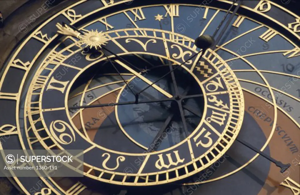 Astronomical Clock  Old Town Hall Prague Czech Republic