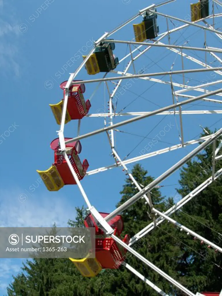 Low angle view of a ferris wheel