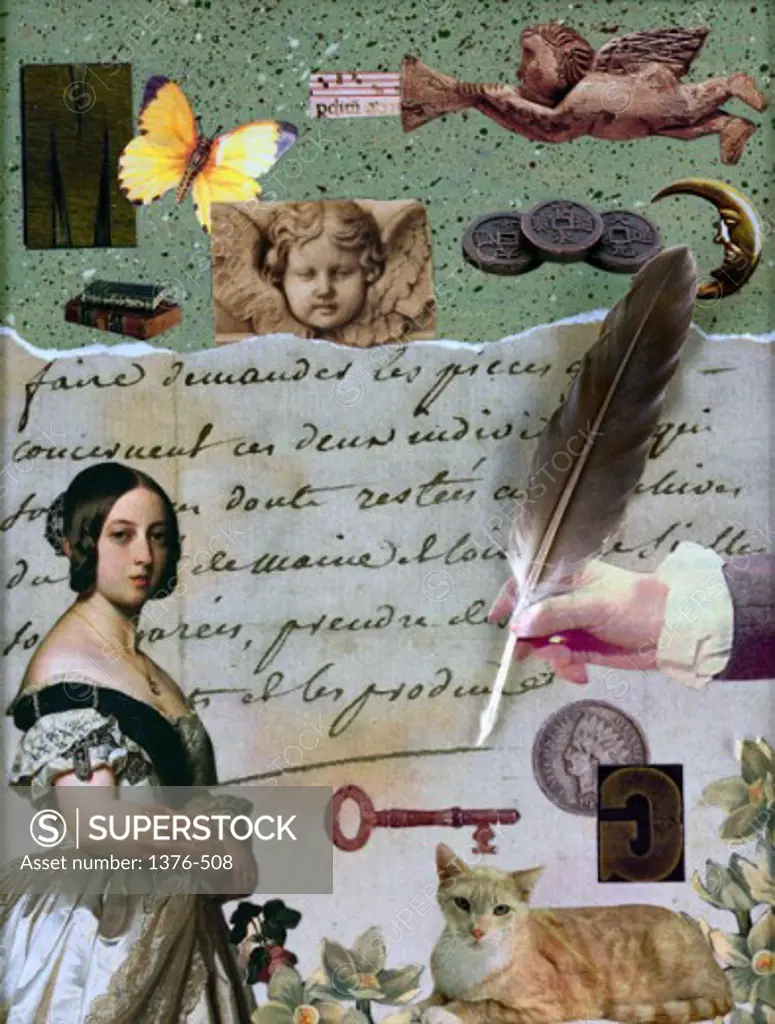 Remembrances 1997 Gerry Charm (20th C./American) Collage 