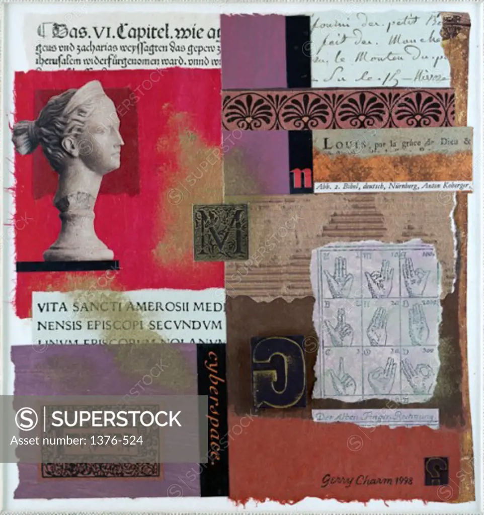 Vita Sancti 1998 Gerry Charm (20th C./American)  Collage 