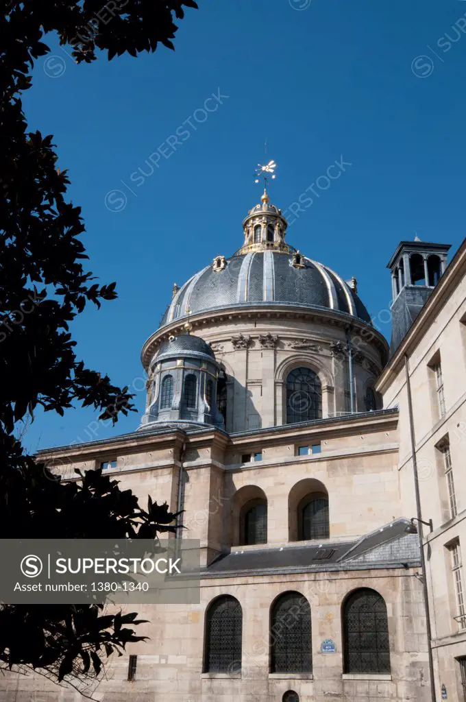 Low angle view of a building, Institute of France, Paris, Ile-de-France, France