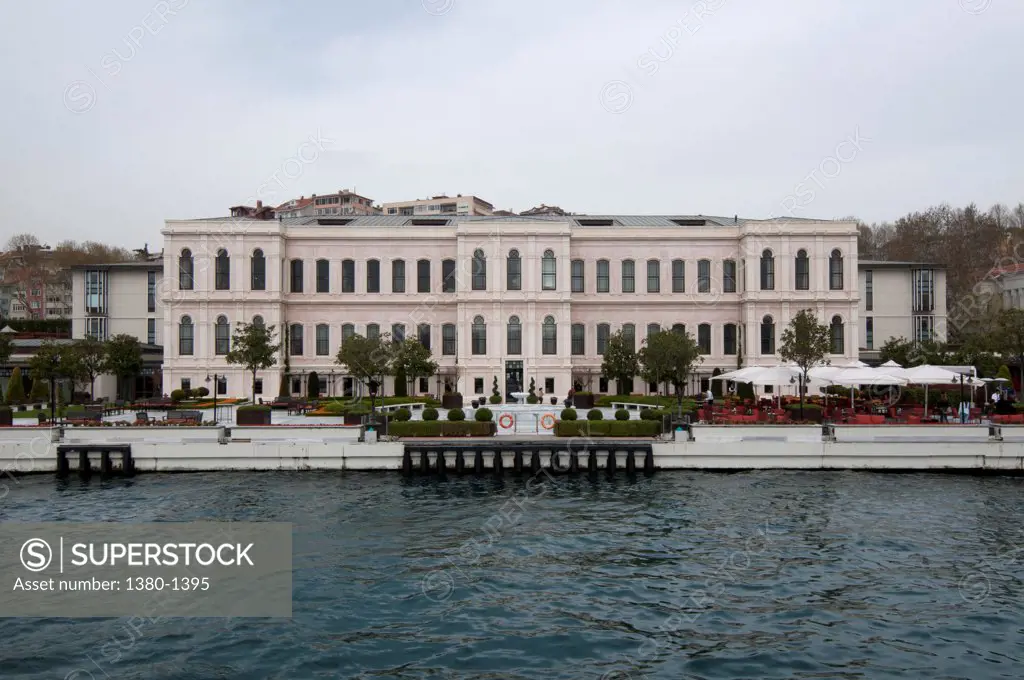 Hotel at the waterfront, Hotel Four Seasons, Bosphorus, Istanbul, Turkey