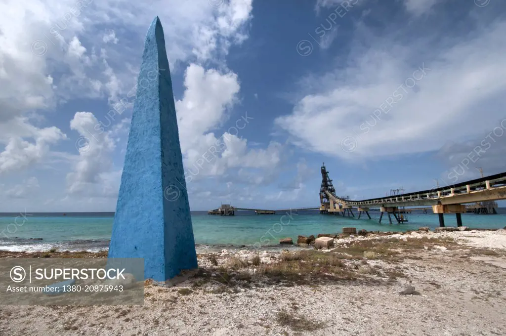 Salt Pier. Bonaire, Dutch Caribbean