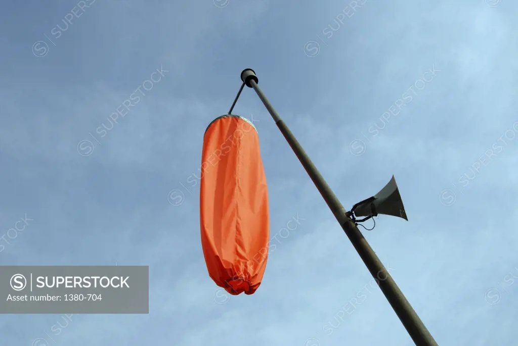 Low angle view of a windsock