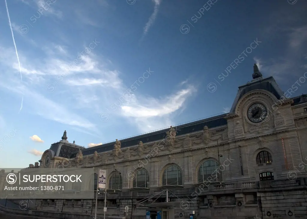Facade of a museum, Musee D'Orsay, Paris, France