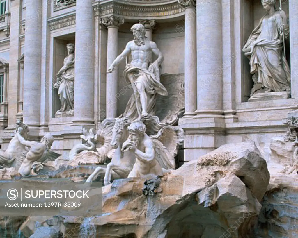 Trevi Fountain Rome Italy  