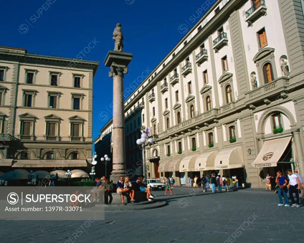 Piazza della Repubblica Florence Italy  