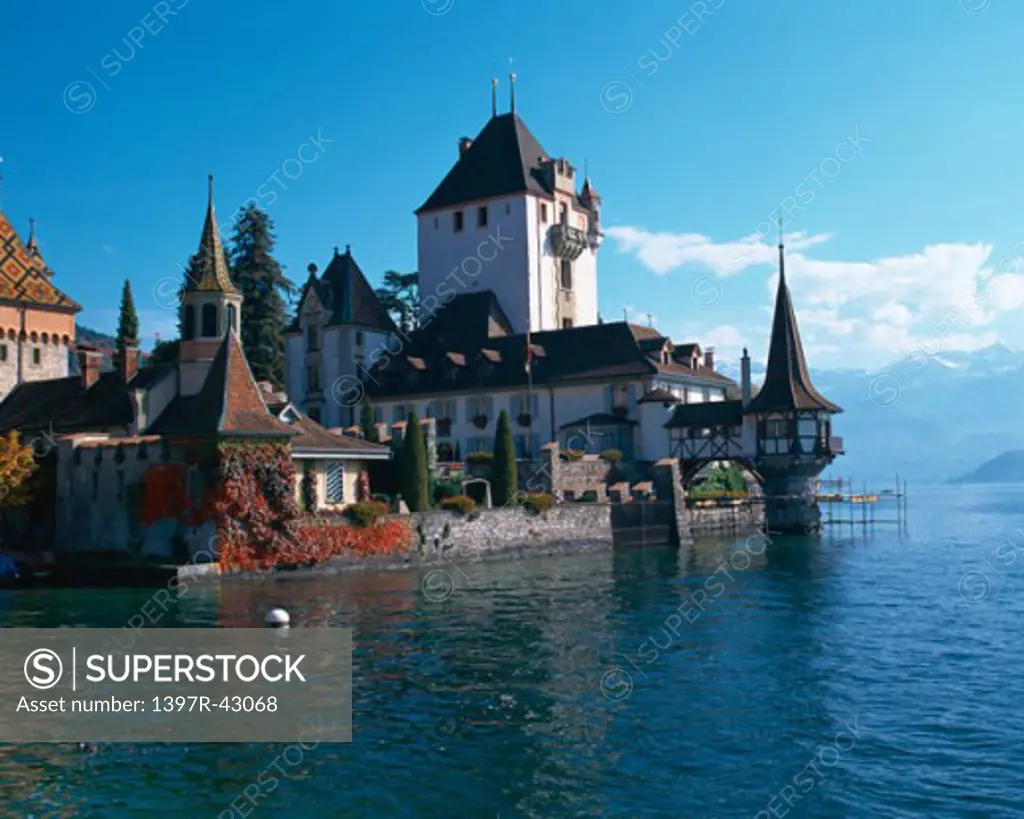 Oberhofen Castle Lake Thun Switzerland  