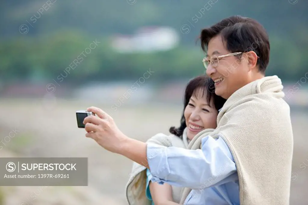 Couple, Couple bonding together and taking pictures with smile