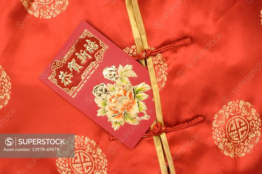 Red Envelope on traditional clothing