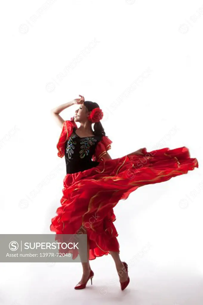 Female flamenco dancer
