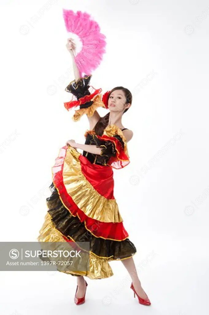 Female flamenco dancer