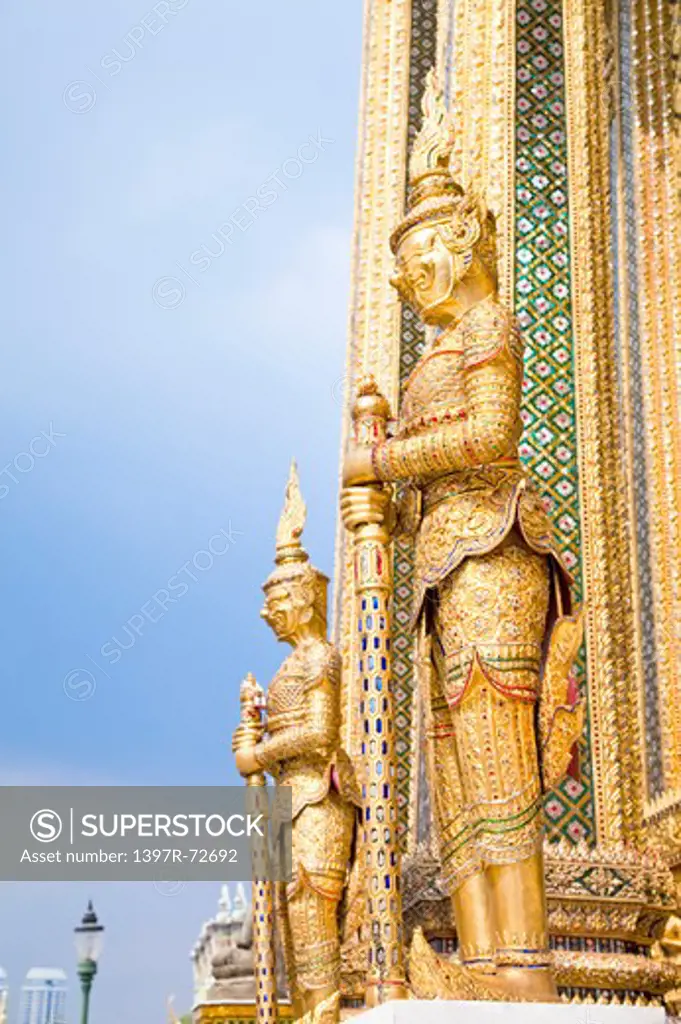 Thailand, Bangkok, Grand Palais, Wat Phra Kaeo, Prasat Phra Debidorn