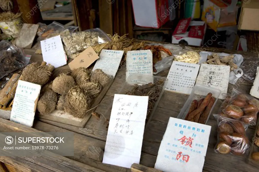 Chinese Herbal Medicine, Zhangjiajie, Hunan Province, China, Asia