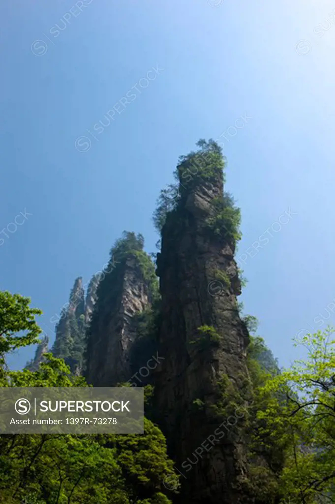 Wenxing Rock, Zhangjiajie, Hunan Province, China, Asia