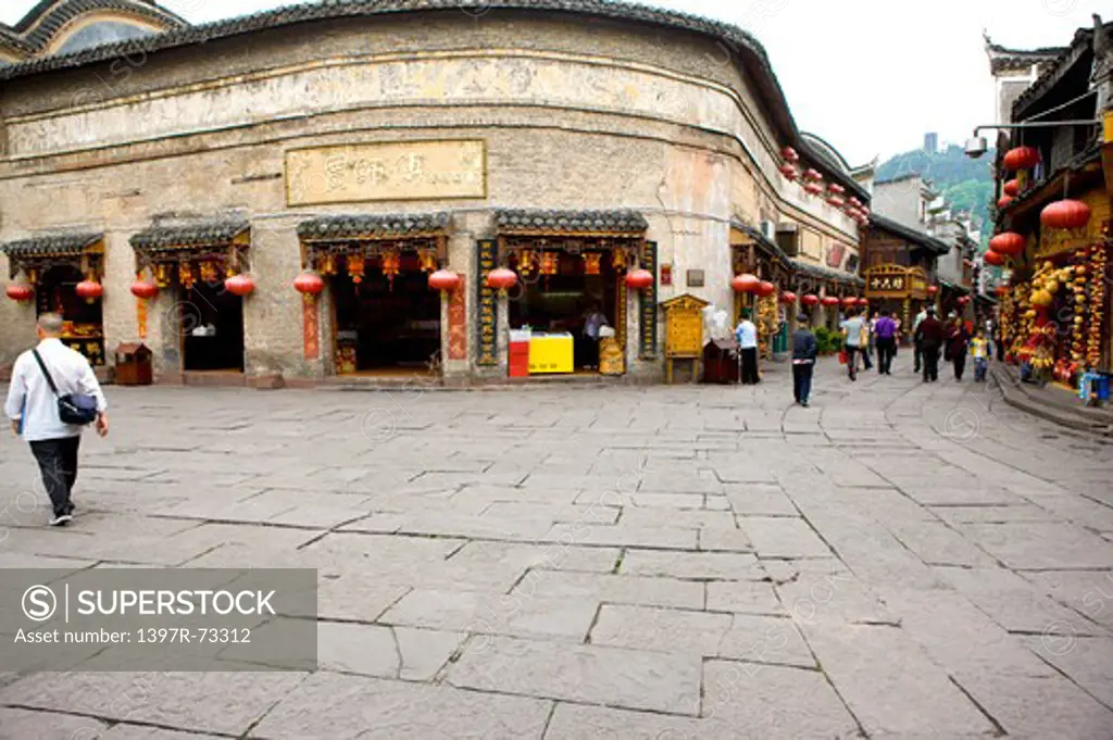 Pheonix Old City, Phoenix County Province, Hunan Province, China, Asia