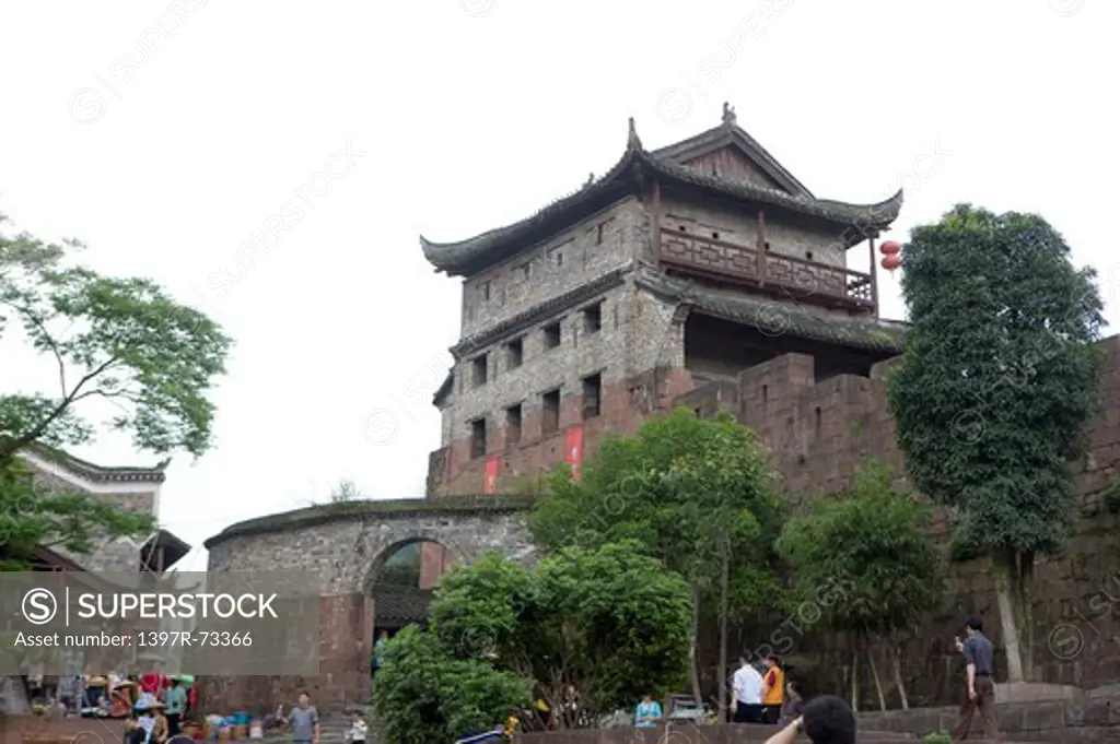 Pheonix Old City, North Gate, Phoenix County Province, Hunan Province, China, Asia