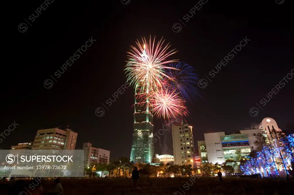 Firework in Taipei