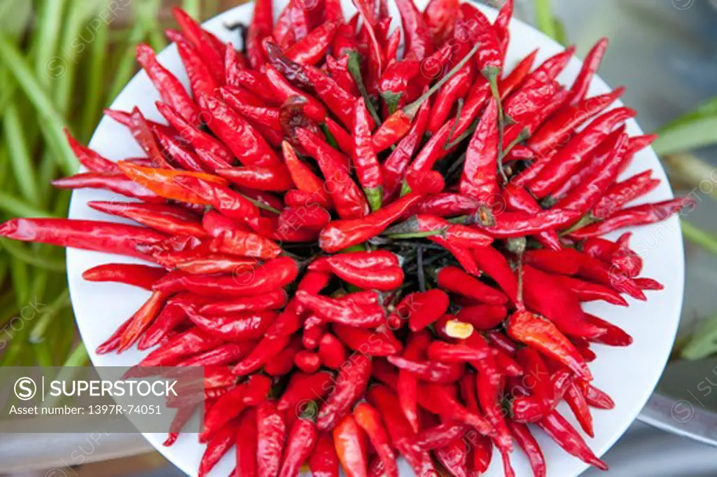 Dali, Yunnan Province, China, Asia, Chili, Red Chili Pepper,