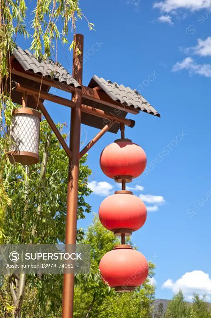 Lijiang, Yunnan Province, China, Asia, Shuhe Old Town, Lantern,