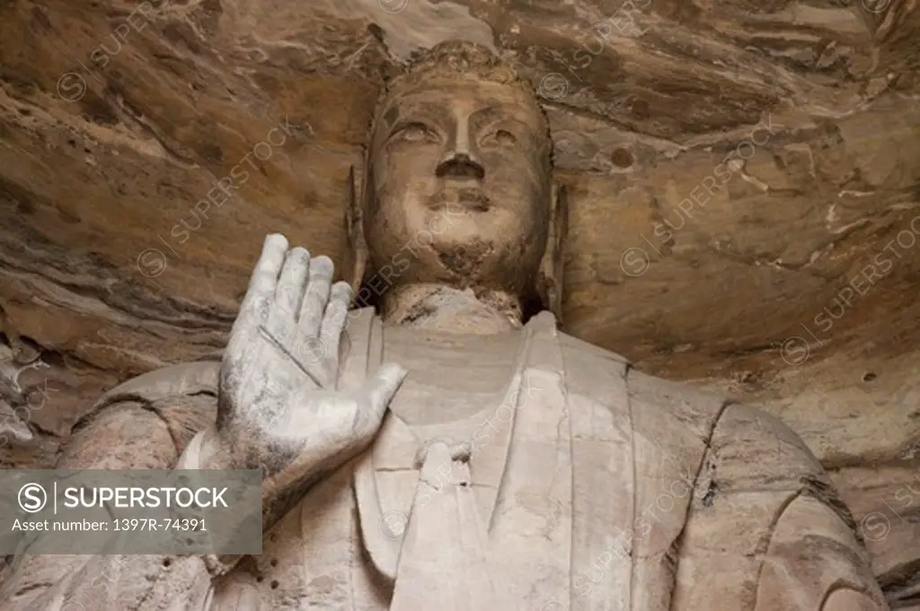 Yungang Buddhist Caves, Shanxi Province, China, Asia,