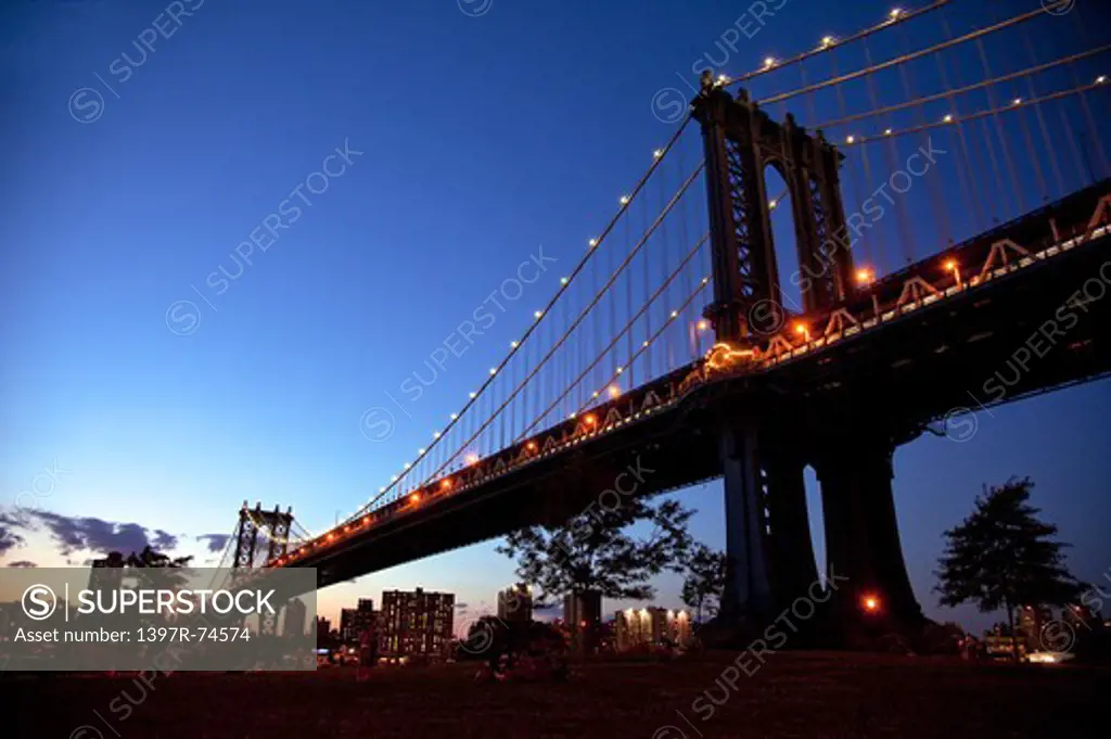 Manhattan Bridge, Manhattan, New York City, New York State, USA, North America