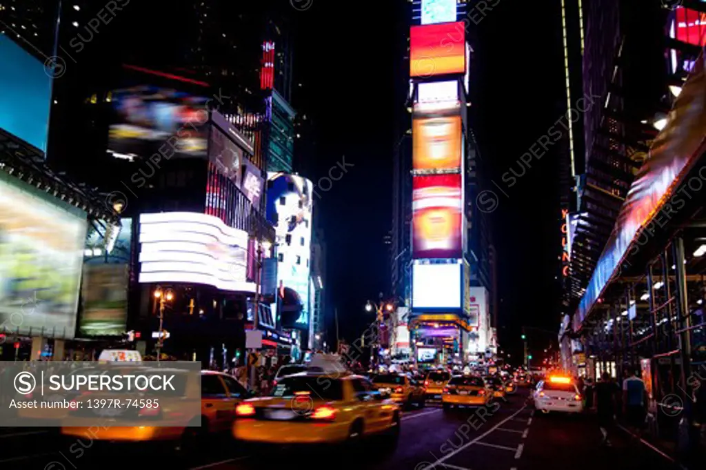 Times Square, Manhattan, New York City, New York State, USA, North America