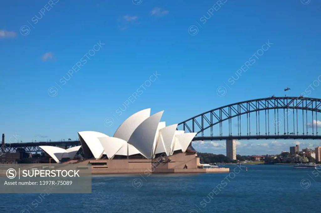 Sydney Opera House, Sydney Harbor Bridge, Bay, Sydney, Australia - Australasia