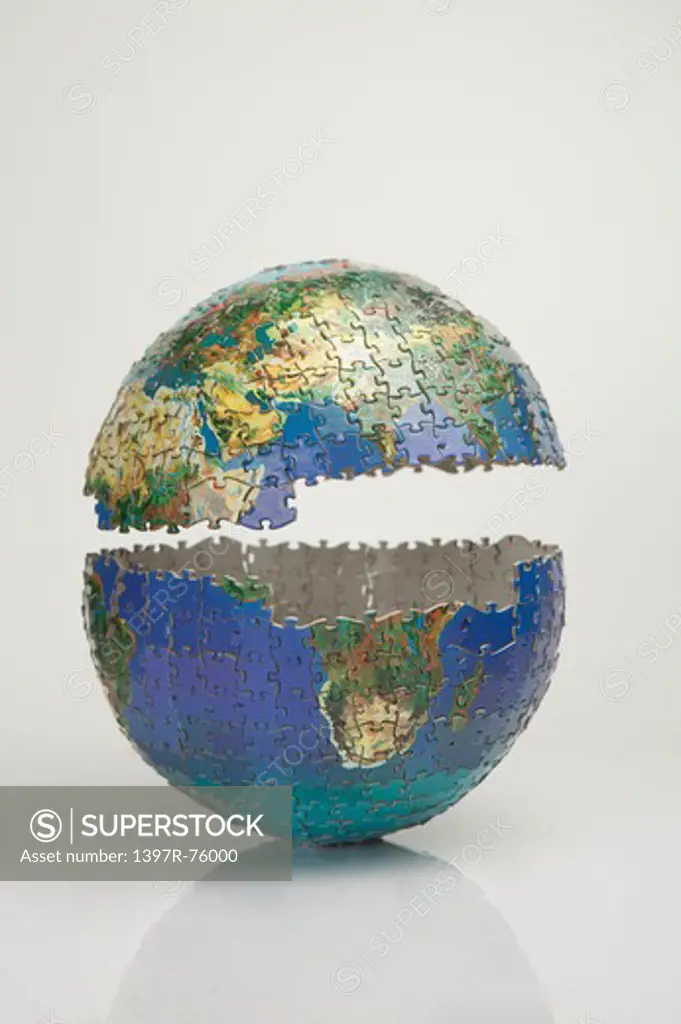 Puzzle of the globe