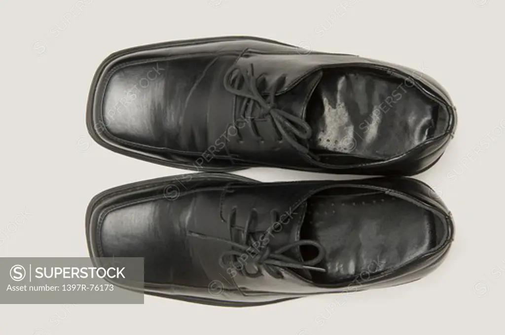 A pair of man's dress shoes
