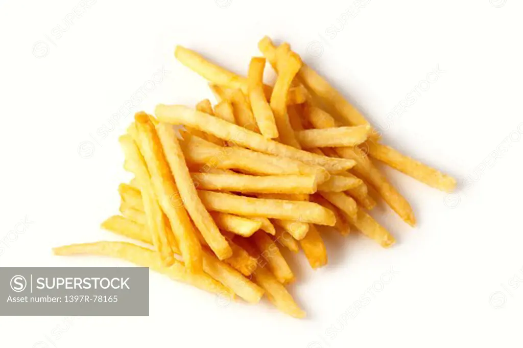 Close-up of a stack of french fries