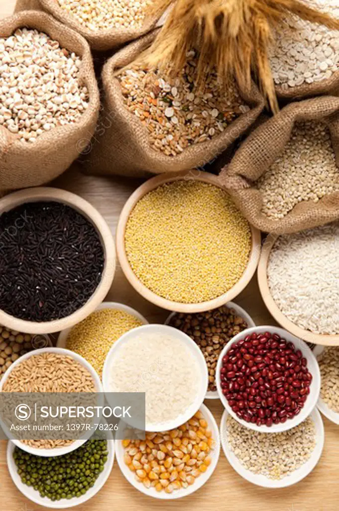 Rice, Oat, Red Bean, Corn, Mung Bean, Job's Tear, Glutinous Rice, Millet