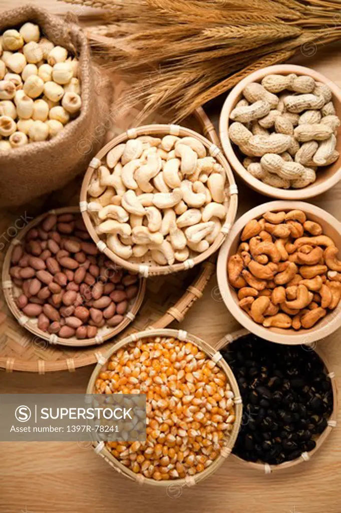 Cashew Nut, Peanut, Corn, Lotus Seed, Black Bean