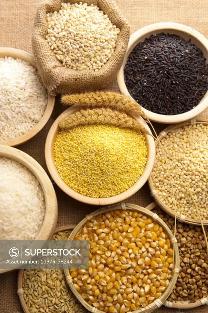 Millet, Corn, Rice, Glutinous Rice, Sorghum, Job's Tear