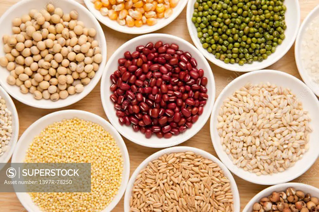 Red Bean, Mung Bean, Soybean, Oat, Barley, Millet