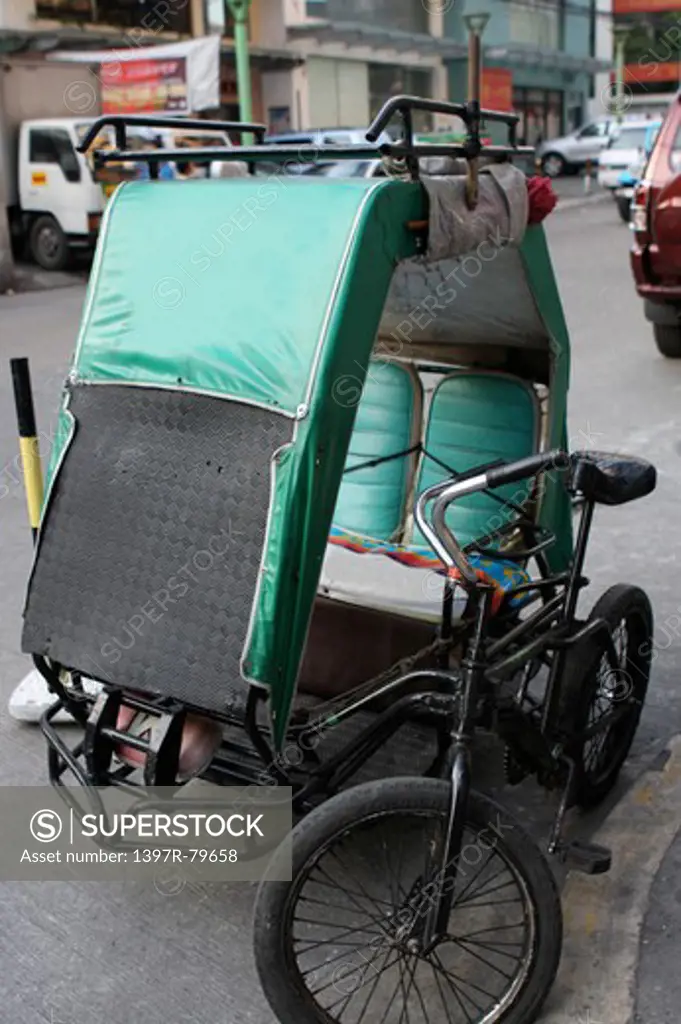 Bicycle taxi,Philippines,Asia