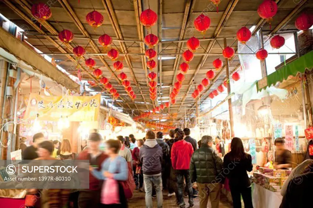 People celebrating for Chinese New Year