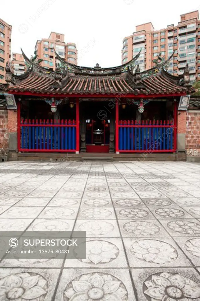 Buddha Temple, Historic Relics, Danshui, Taipei, Taiwan, Asia,