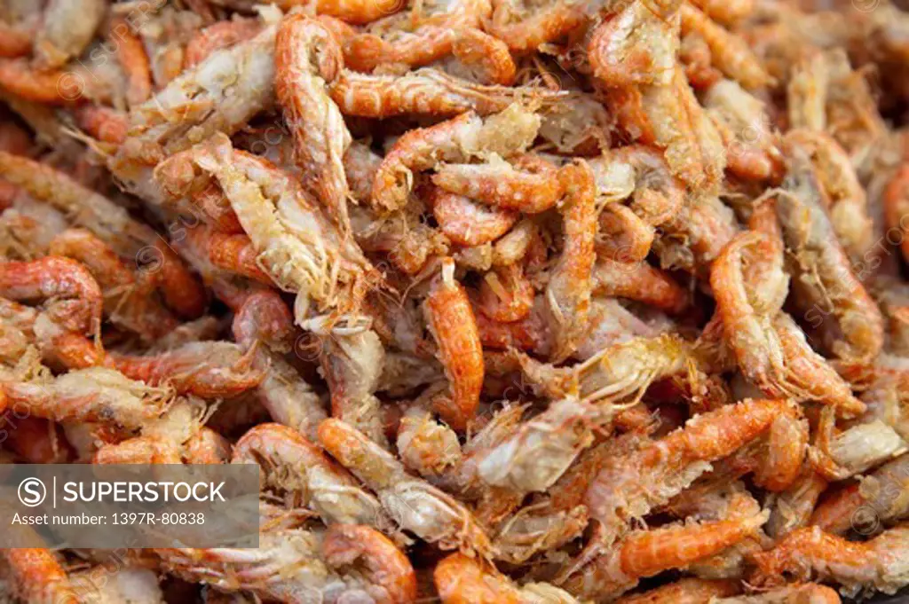 Fried Mud shrimp, Snack, Lu Kung, Zhanghua, Taiwan, Asia,