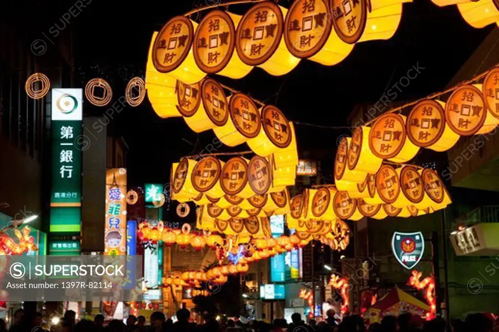 Lantern Festival, Lu Kung, Zhanghua, Taiwan, Asia,