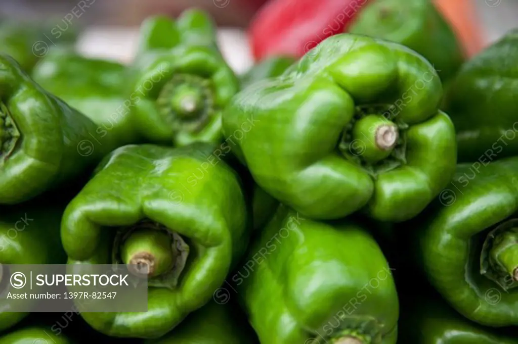 Green Bell Pepper, Vegetable, Pingtung, Taiwan, Asia,