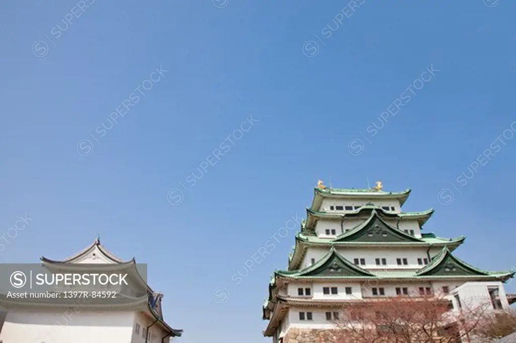 Osaka Castle, Nagoya, Aichi Prefecture, Japan, Asia,