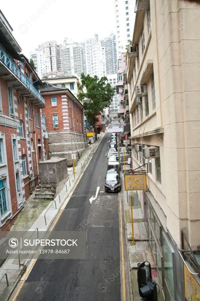 Asia, Hong Kong, Hong Kong Island, City Street, Road,