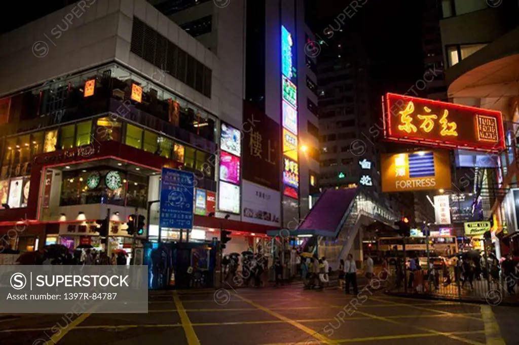 Asia, Hong Kong, City Street, Store Sign,